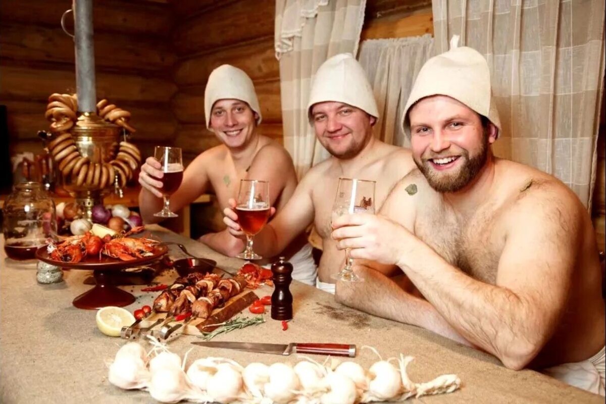 Баня: Традиционные мужские развлечения