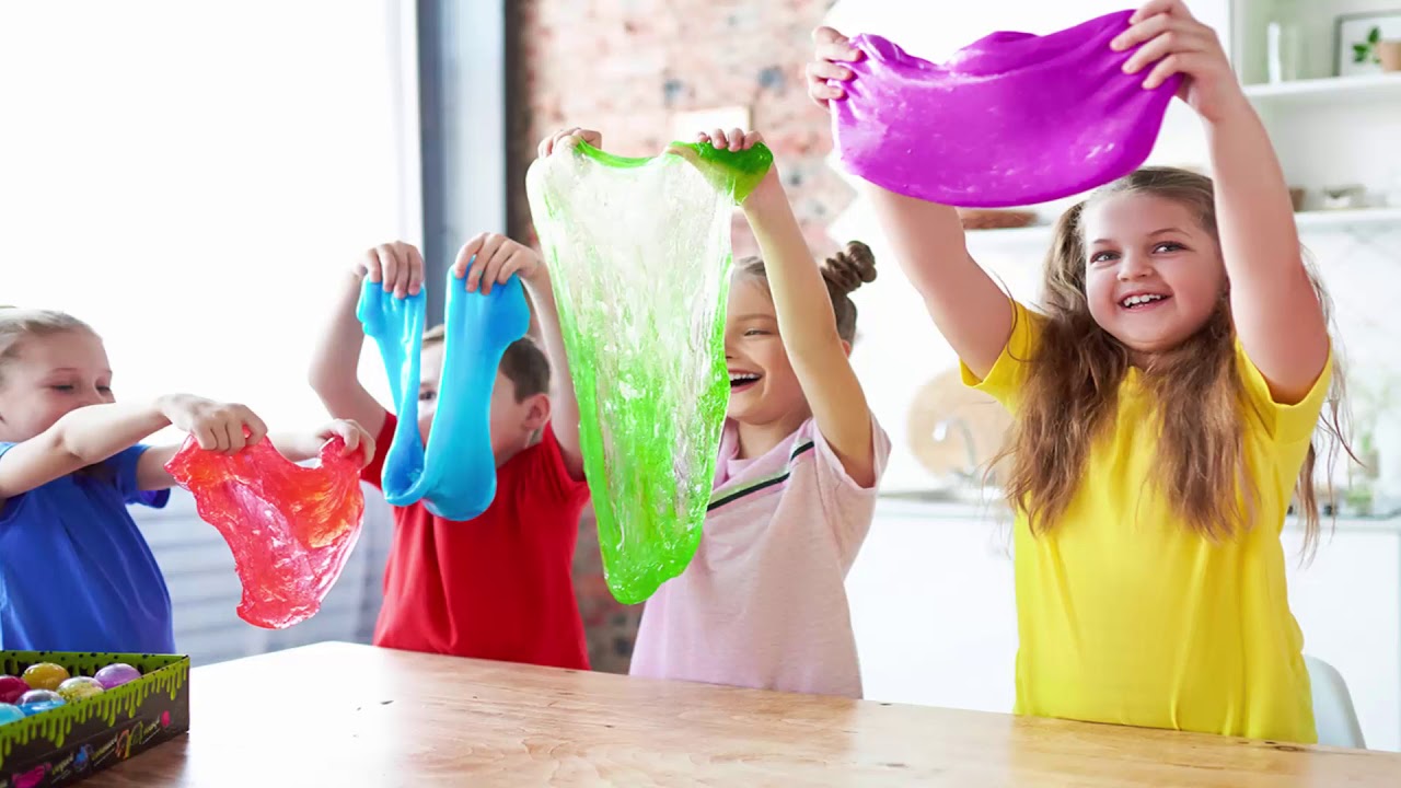 Детский день рождения в Мастер-класс по созданию слаймов (лизунов)