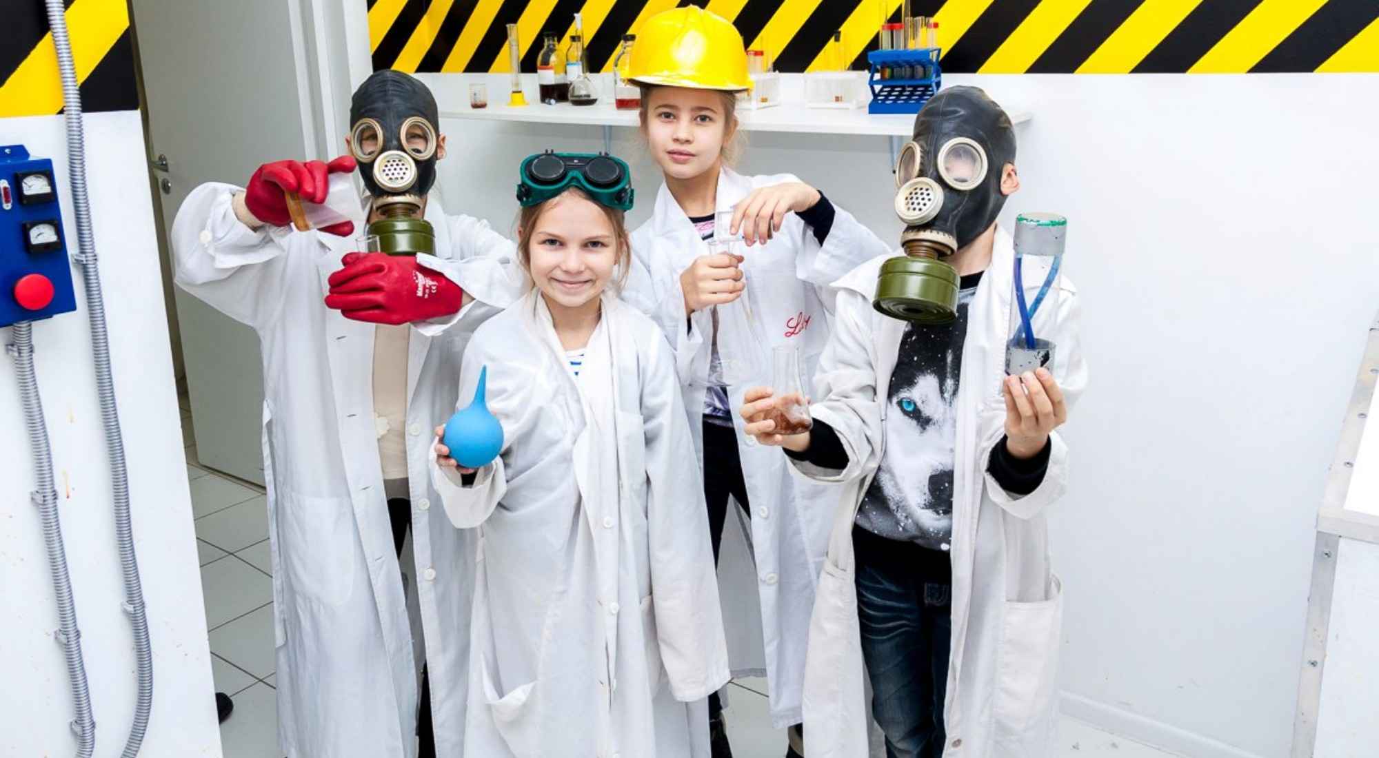 Детский день рождения в Научном квесте Секретная лаборатория