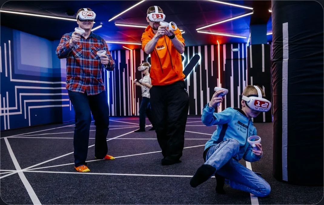 игроки на vr арене